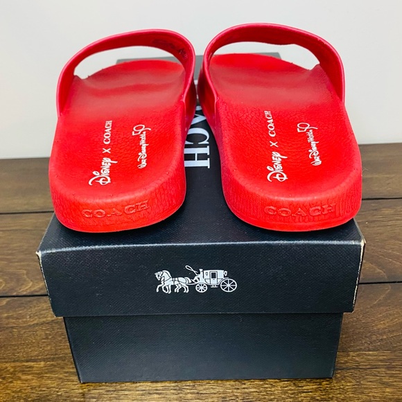 NWT Authentic Coach Disney Slides Walt Disney 50th Anniversary - Picture 4 of 9